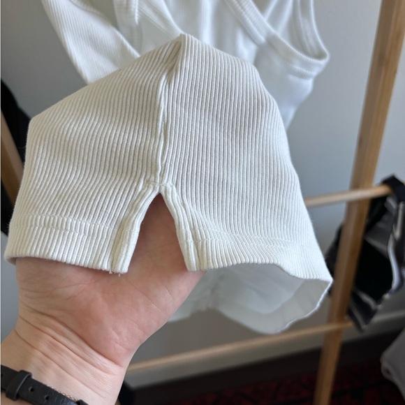 Pact White Ribbed Tank - Picture 6 of 6